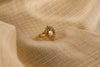 Teardrop Pearl Ring
