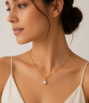 Mini Luxe Rectangular Pendant — Clear