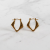 Facet Hoop Earrings