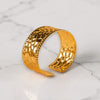 Hammered Gold Cuff