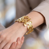 Leaf Textured Cuff