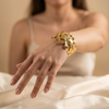 Leaf Textured Cuff