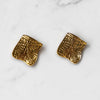 Modern Geometric Golden Studs