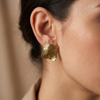 Modern Geometric Golden Studs