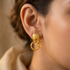 Molten Hoop Earrings