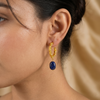 Molten Stone Hoops