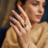 Noir Butterfly Ring