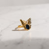Noir Butterfly Ring