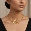 Sculpted Bloom Pearl Necklace