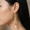 Sculpted Layer Bloom Pearl Drops