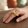 Sculpted Minimalism Ring