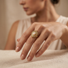 Teardrop Pearl Ring