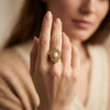 Teardrop Pearl Ring