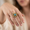 Turquoise Radiant Ring