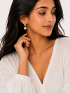 Crystal Heartline Earrings